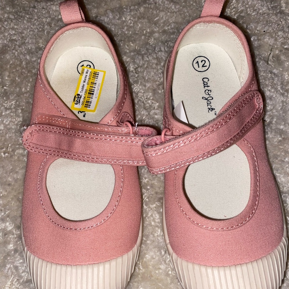 Cat & Jack Blush Pink Kids Dress Shoes